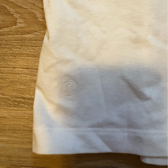 Lululemon Classic-Fit Cotton-Blend Tank Top *Peloton Collab NWT in White - Picture 8 of 8